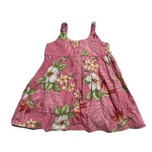 Vintage Handmade in Hawaii 100% cotton tropical sundress 2 years